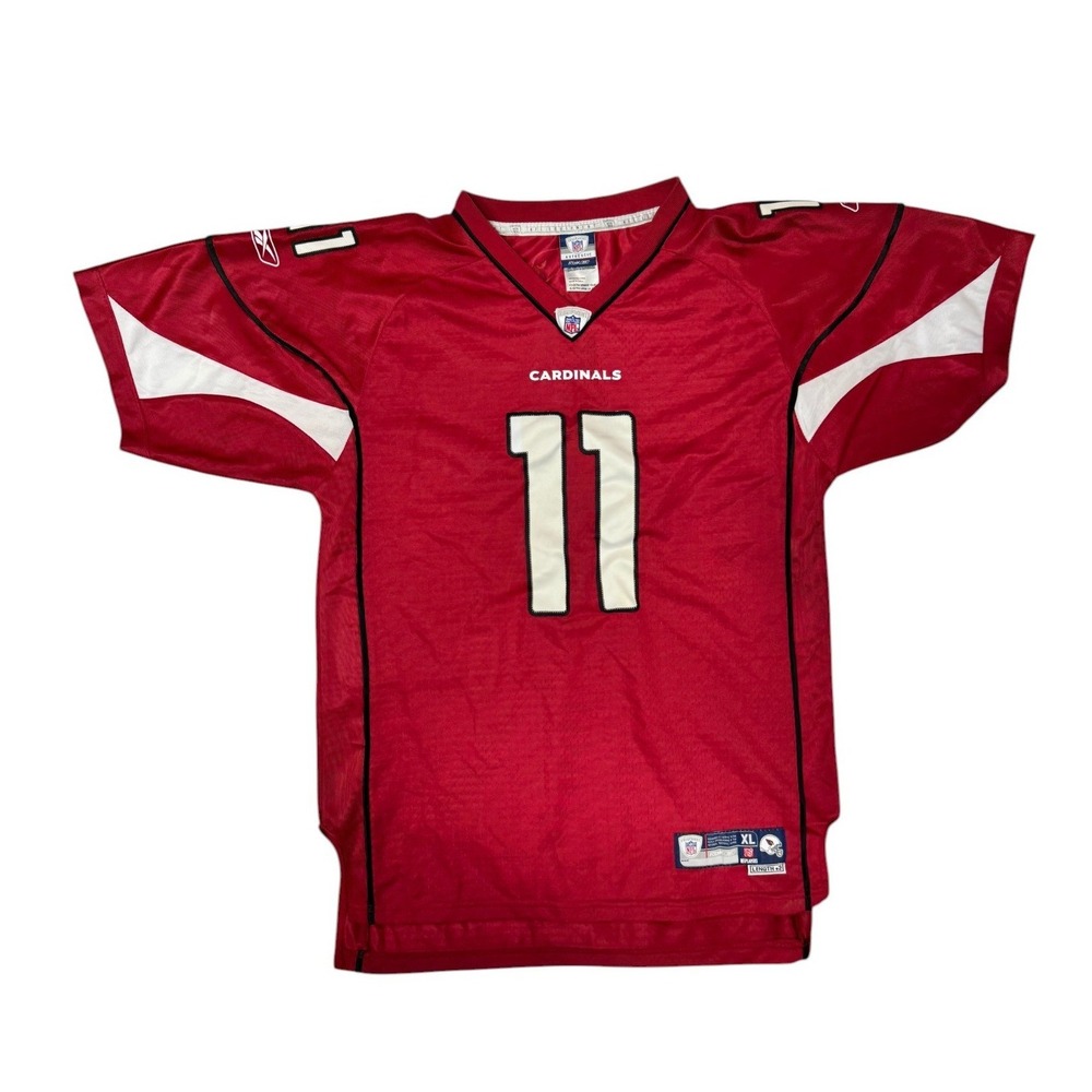 Reebok Arizona Cardinals Larry Fitzgerald 11 Jersey Kids XL Red Stitched NFL